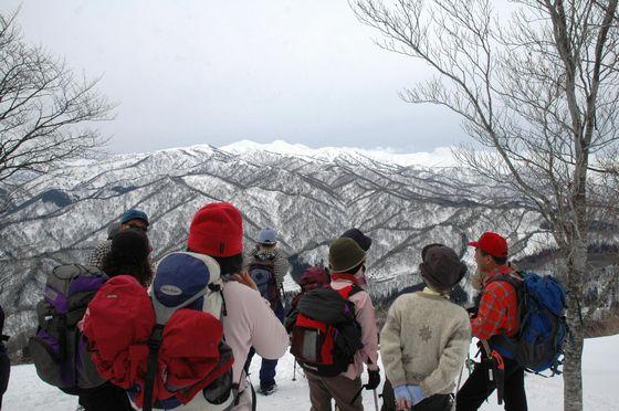 朝日連峰の絶景の写真