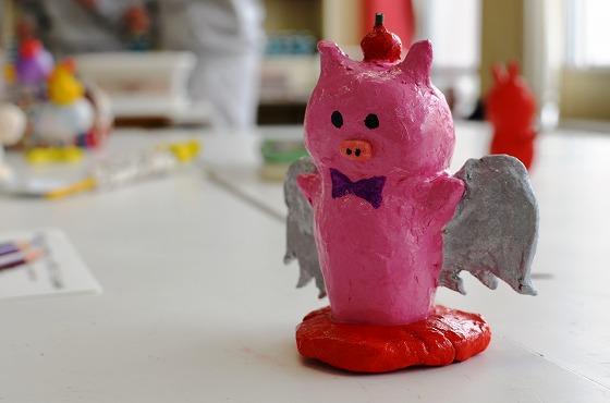 生徒が創作したキャラクターの写真
