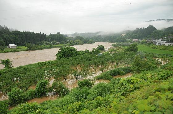 冠水した夏草地区の写真1