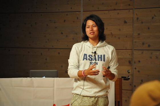 龍見亮太さんの講演の様子の写真2
