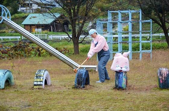 ウサヒ、立木地区、朝日町、グランドゴルフ、弟子、あとりえマサト、牧野広大
