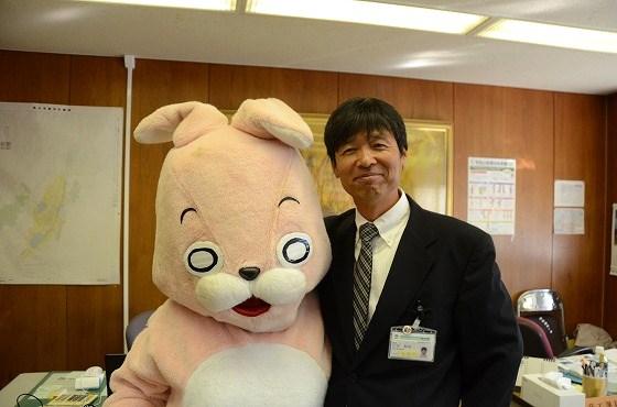 佐俣さん、弟子ウサヒ