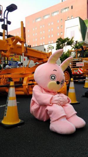 働く車と働かないウサヒ