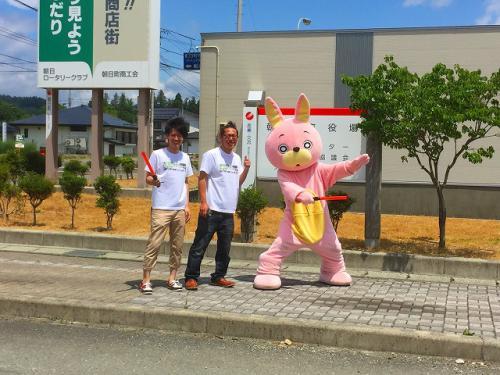 会場誘導の仲間