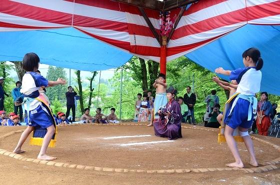 西五百川小学校 すもう大会