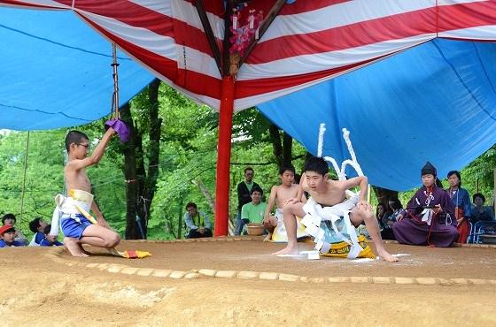 西五百川小学校 すもう大会
