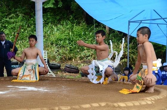西五百川小学校 すもう大会