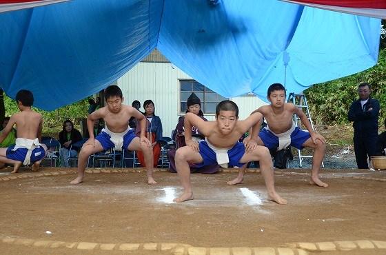 西五百川小学校 すもう大会