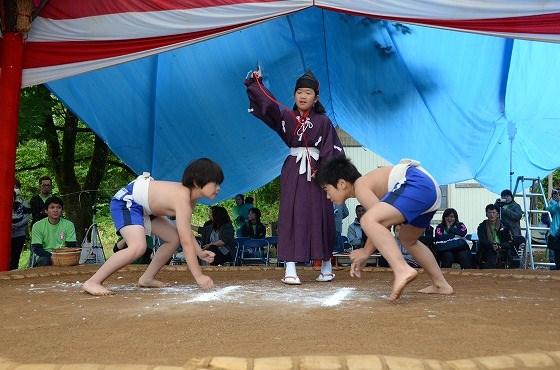 西五百川小学校 すもう大会