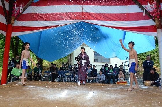 西五百川小学校 すもう大会