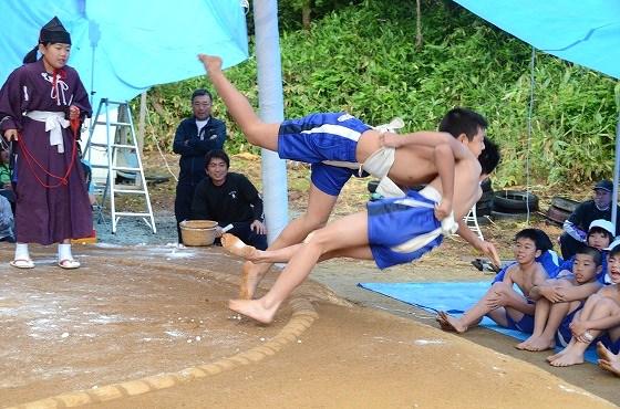 西五百川小学校 すもう大会