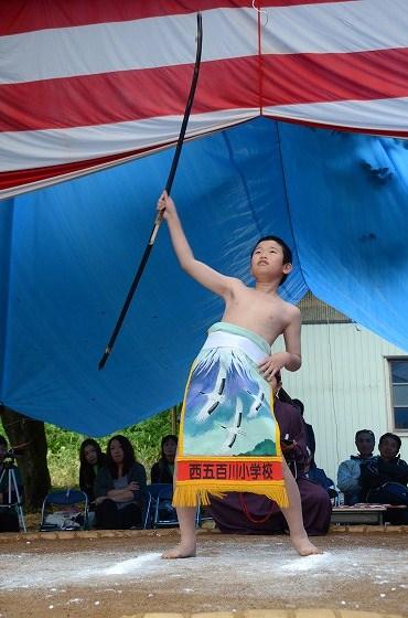 西五百川小学校 すもう大会