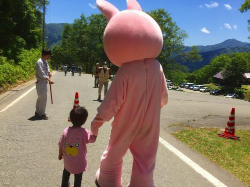 ウサヒTシャツ、こども、ウサヒ