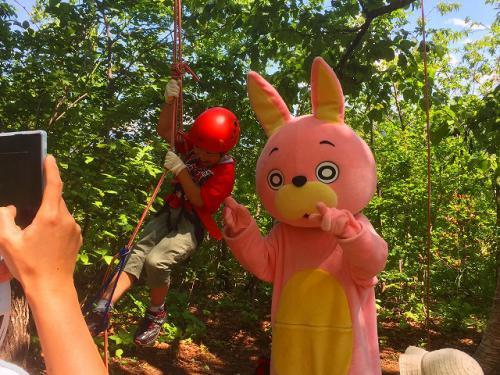 ツリーイング、子ども、ウサヒ