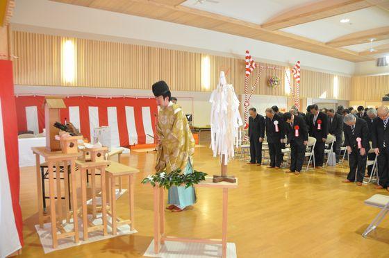 安全祈願祭の様子の写真