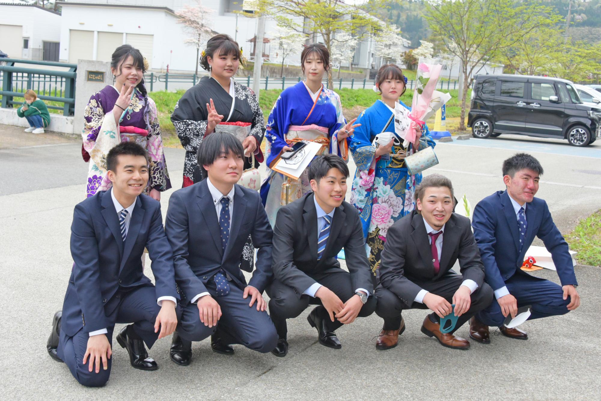 家族による撮影会の様子