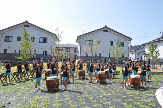 宮宿小豊年太鼓の様子の写真2