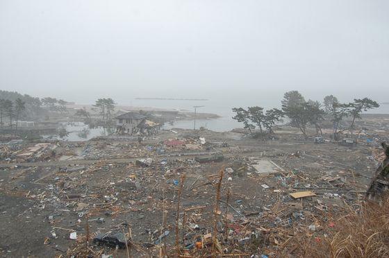 被災地の写真