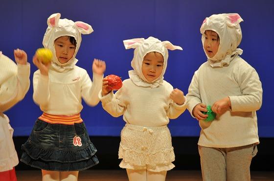 子羊役の園児の写真