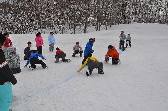 雪上フラッグレースの写真1