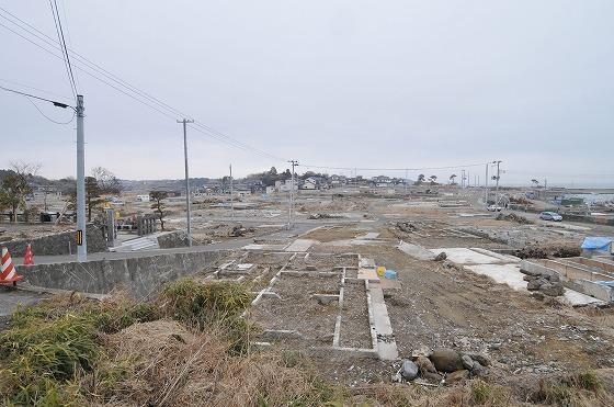 被災地の現状の写真