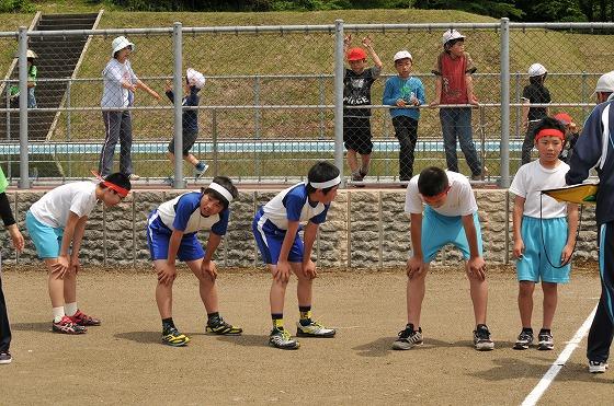 持久走を終えた選手たちの写真