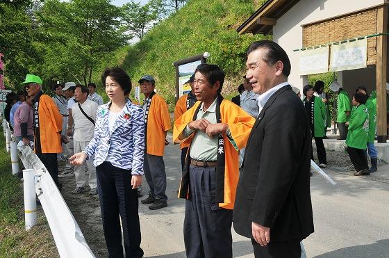 棚田の見学の写真