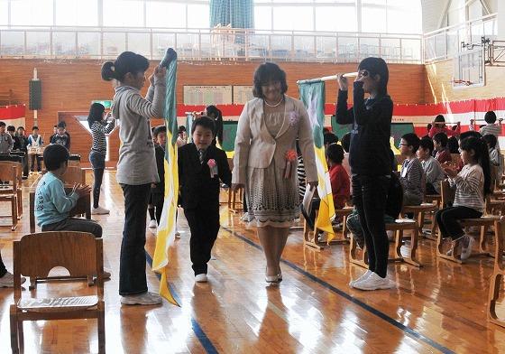 大谷小学校の入学式の様子の写真1