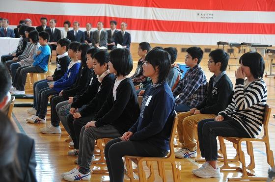 大谷小学校の入学式の様子の写真7