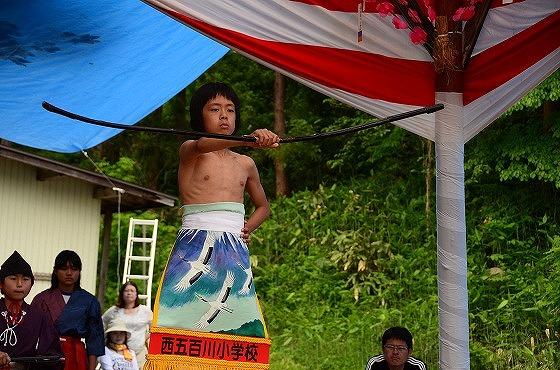 弓取りの様子の写真
