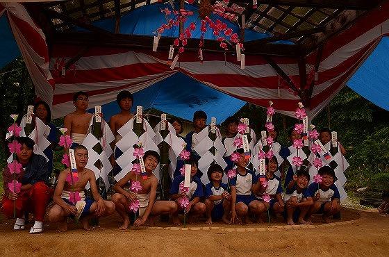 各部門の優勝者の集合写真