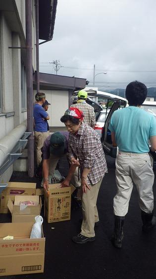 町山岳会 登山道の維持作業の様子の写真1