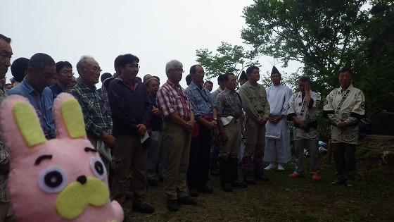 朝日連峰夏山開き式典の様子の写真4