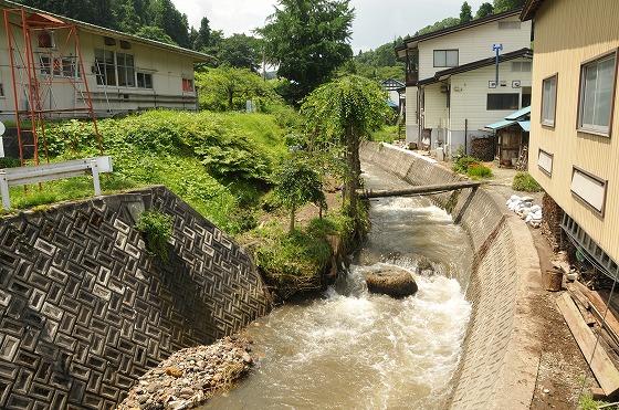 28日の送橋川の様子の写真