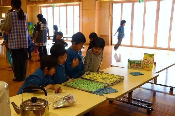 だんご下げの様子の写真7