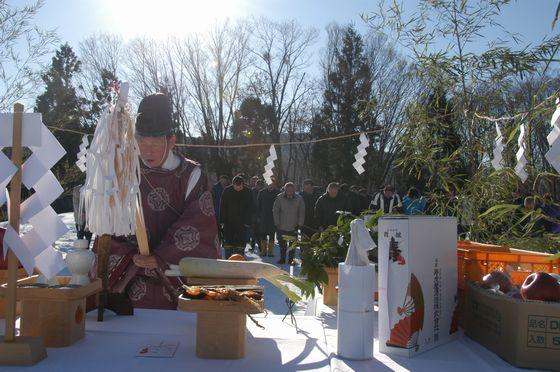 Asahi自然観スノーパークスキー場 安全祈願祭の写真3