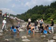 朝日川渓流まつりの様子の写真