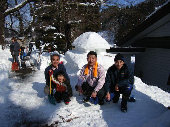 送橋地区のお柴灯の写真4