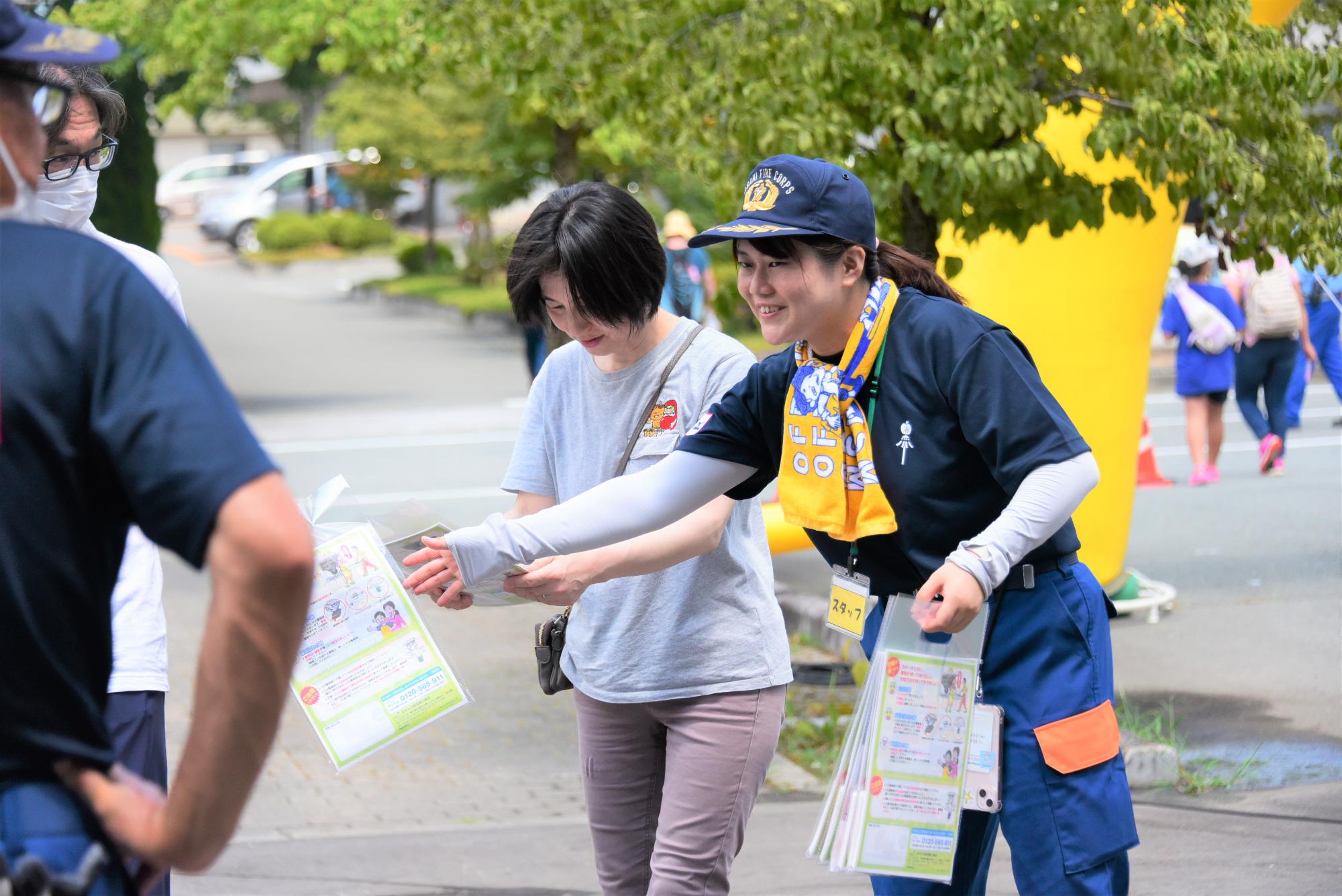 防災フェス29(女性消防団の啓発活動)