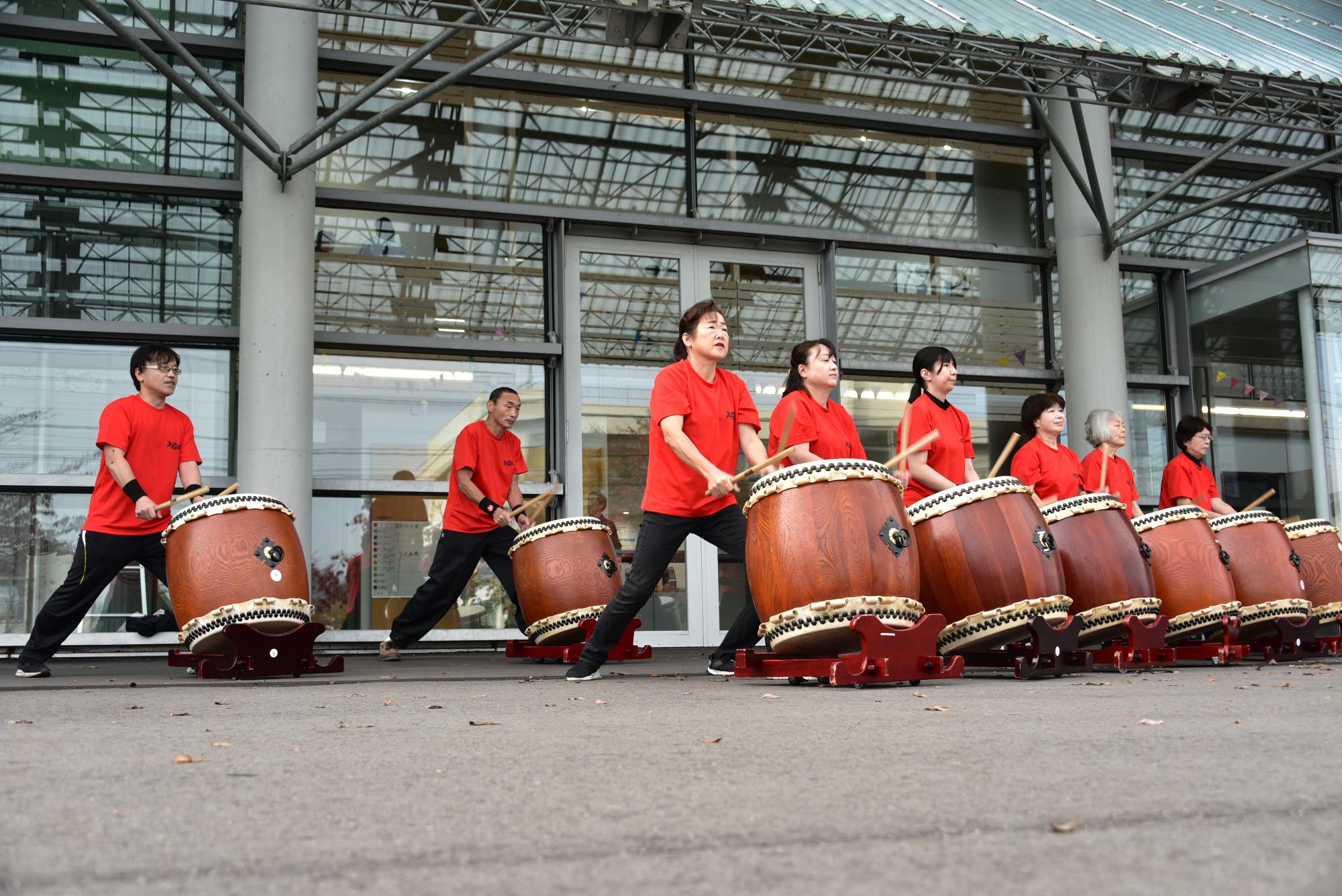 第59回 朝日町芸術文化祭(神明太鼓オープニング)