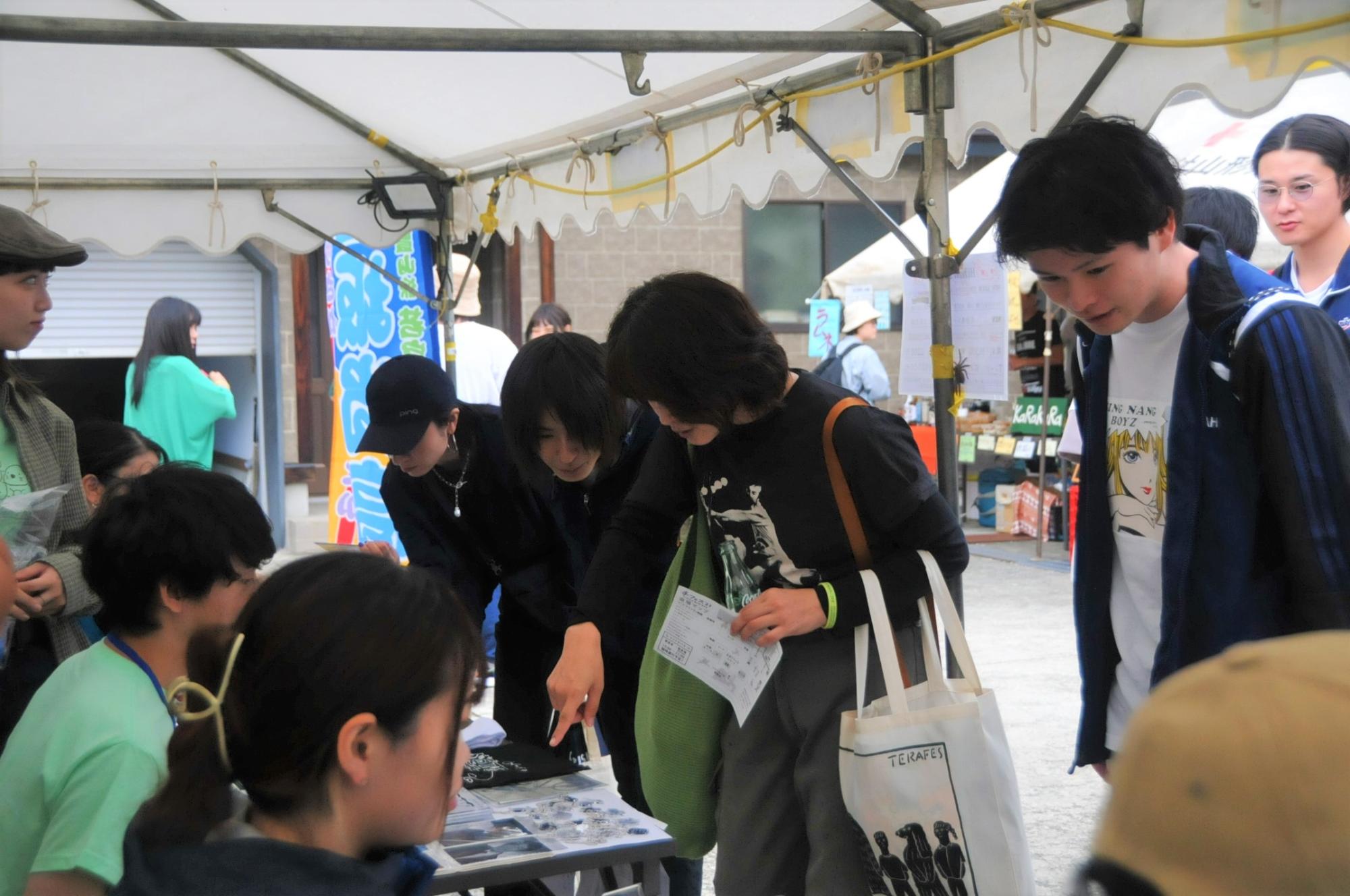 4年ぶりの寺フェス(物販)