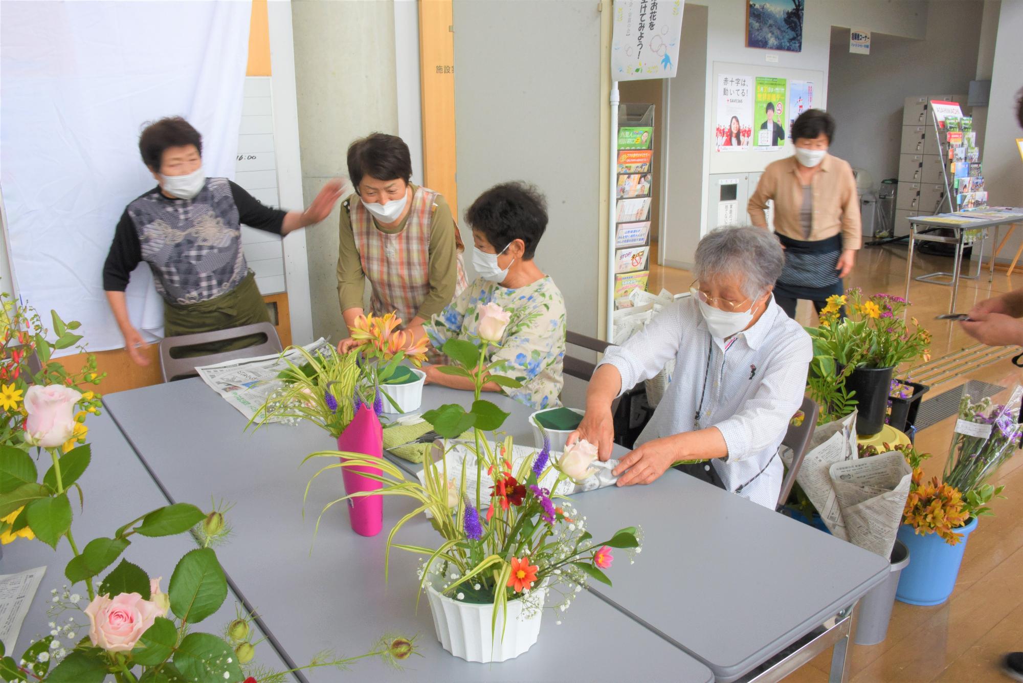生け花に挑戦-1