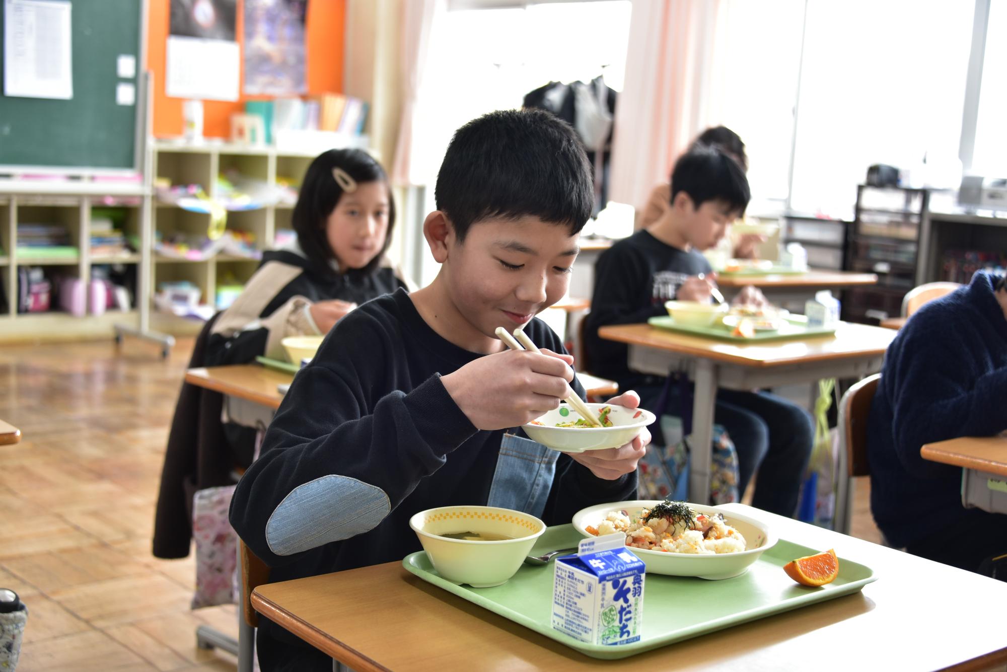 美味しそうにいただいていました-1