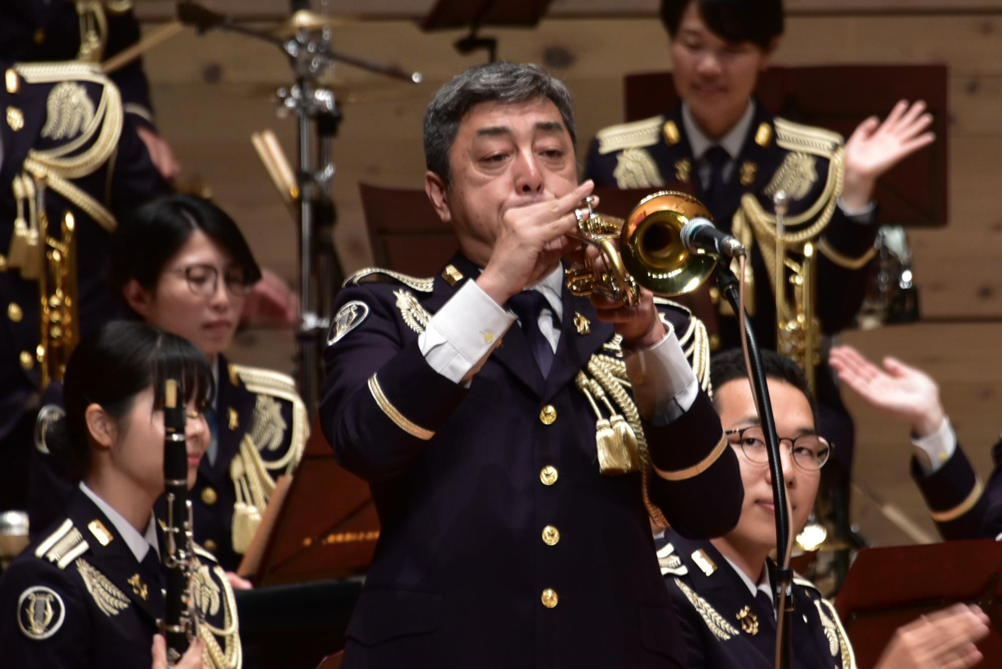ソロパートが終わると会場には大きな拍手が