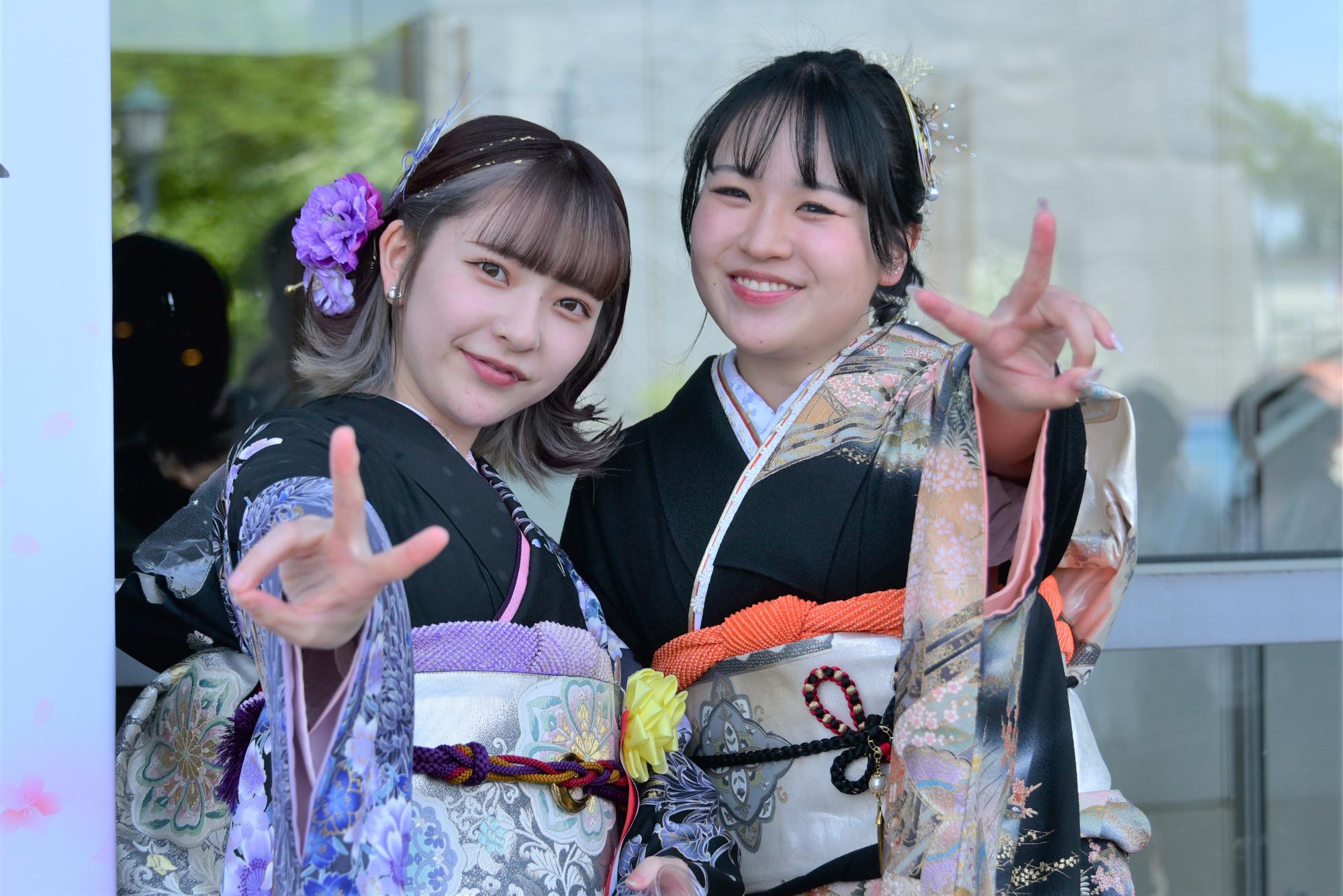 華やかな笑顔を向けてくれました