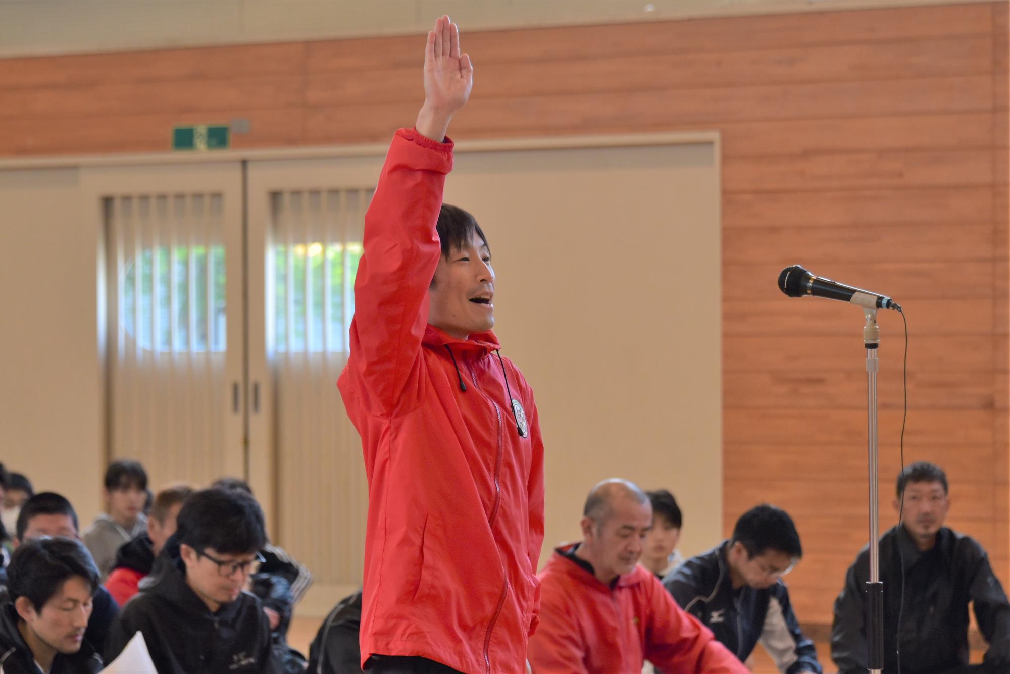 力強い選手宣誓
