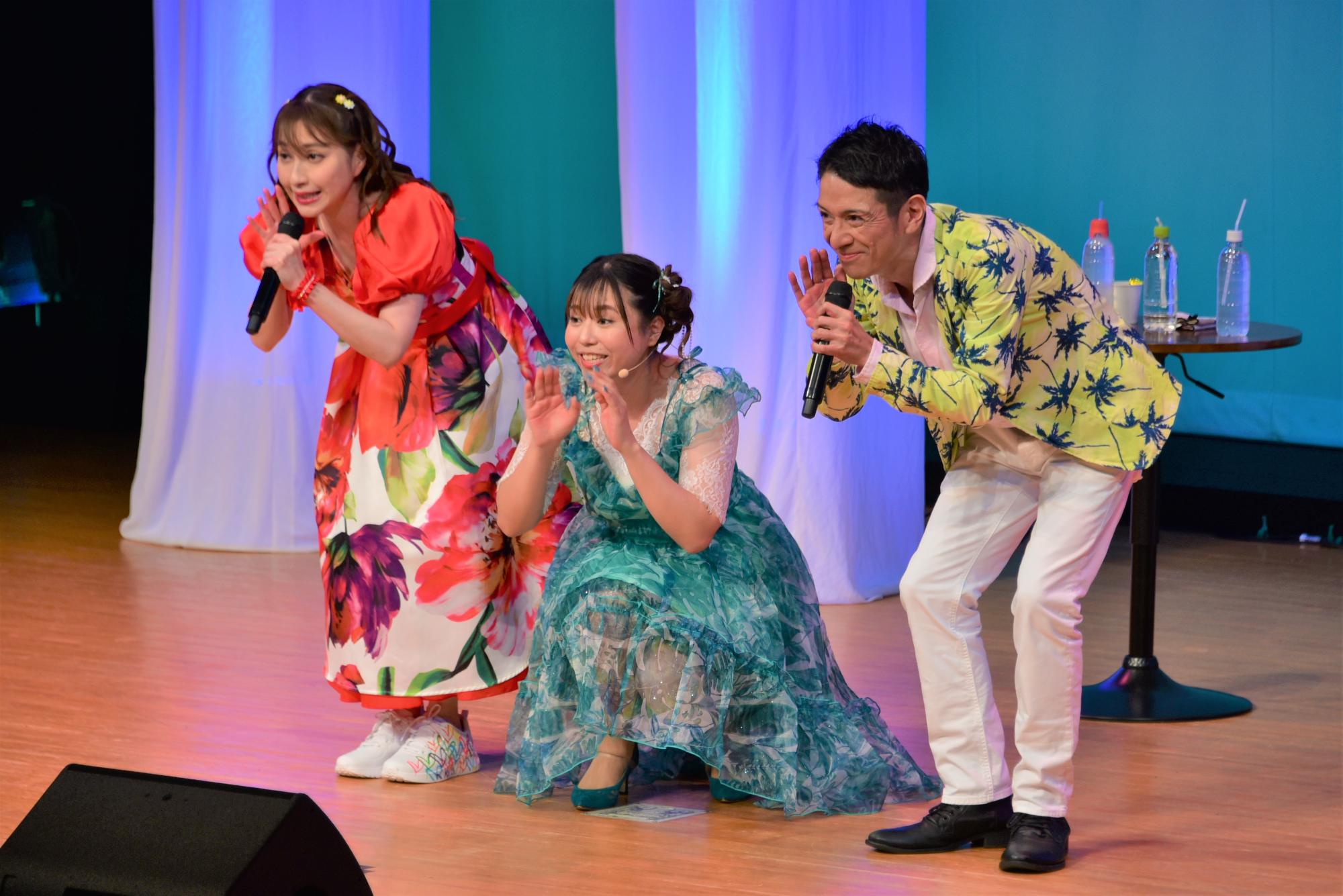 おかあさんといっしょでおなじみの3人