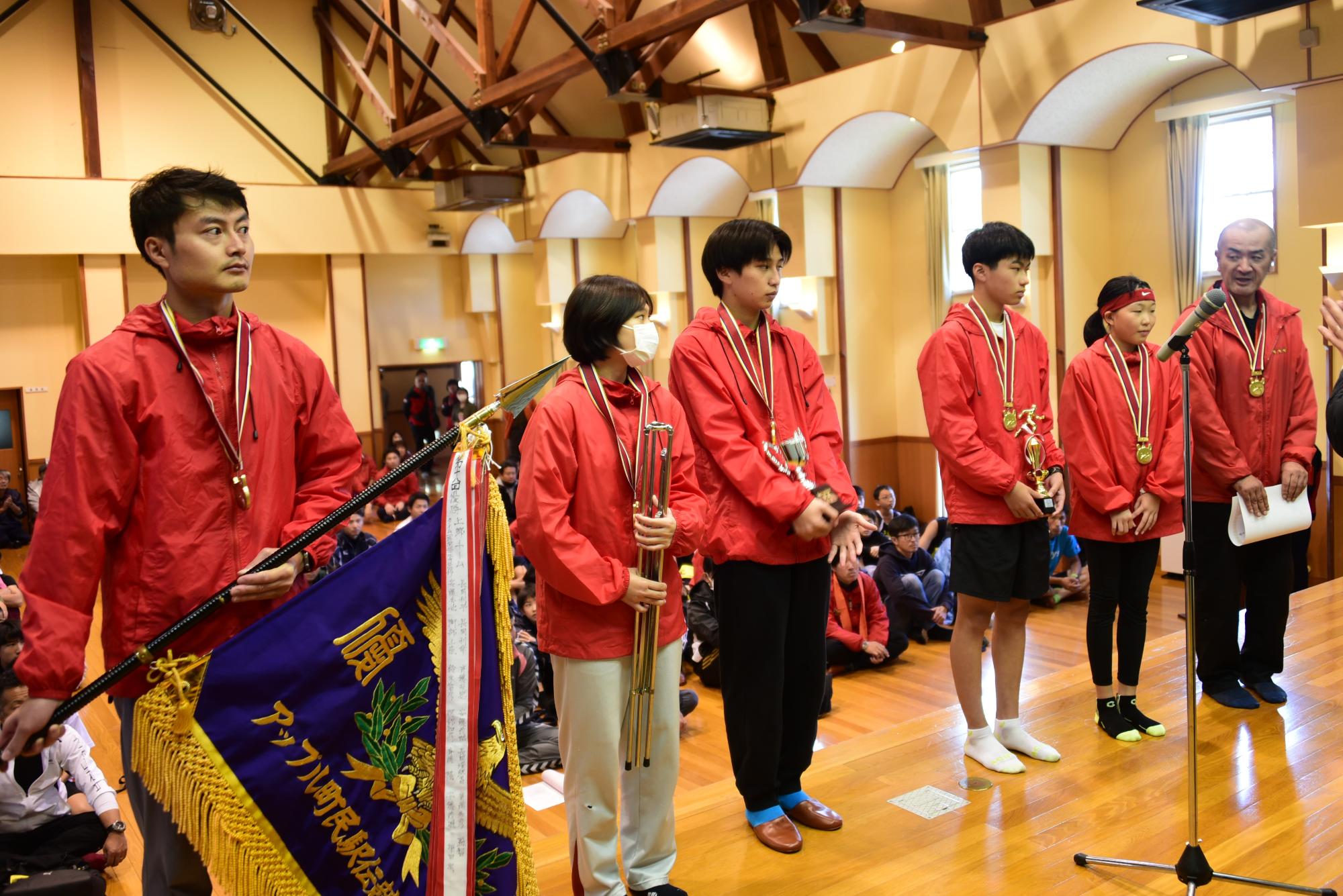第40回アップル町民駅伝競走大会-22(第一位は大谷風チーム)