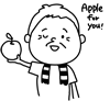 <町民の“1週間ブランディング運動”>(タイプ6)イラスト