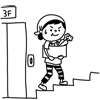 <町民の“1週間ブランディング運動”>(タイプ7)イラスト